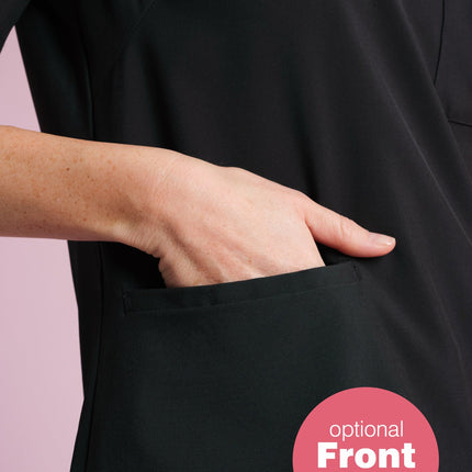 Active Scrub Top "Serena" – Black