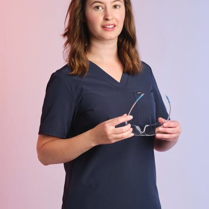 Active Scrub Top "Serena" – Blue