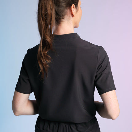 Active Scrub Top "Jackie" – Black