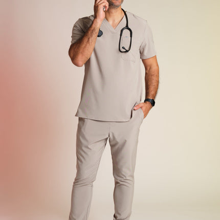 Active Scrub Pants "Louis" – Beige