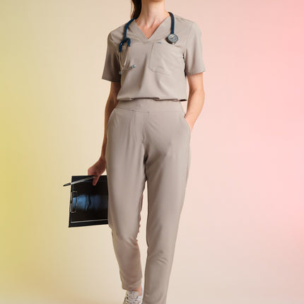 Active Scrub Pants "Tessa" – Beige