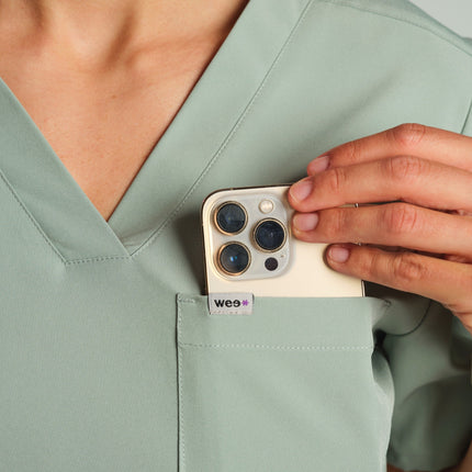 Active Scrub Top "Serena" – Green