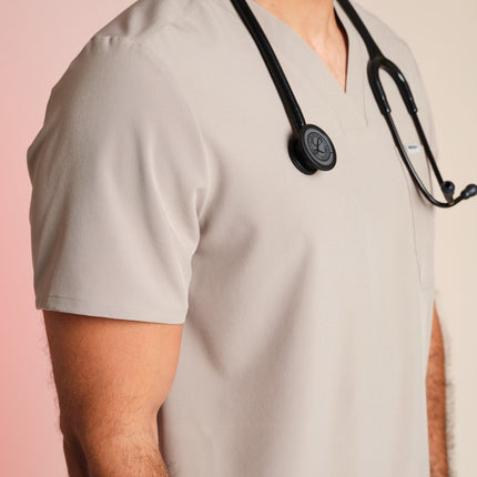 Active Scrub Top "Pete" – Beige
