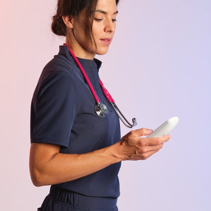 Active Scrub Top "Jackie" – Blue