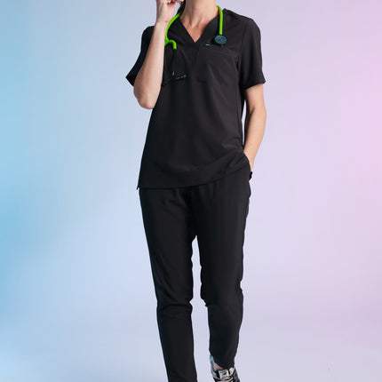 Active Scrub Pants "Tessa" – Black