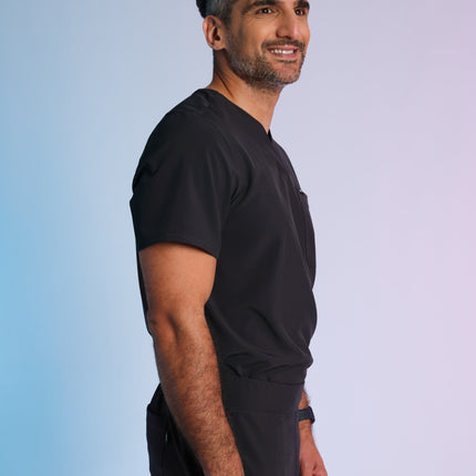 Active Scrub Top "Pete" – Black