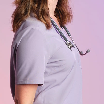 Active Scrub Top "Serena" – Violet