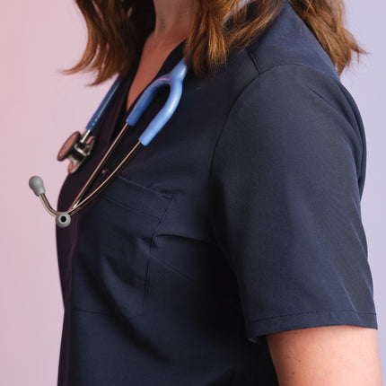 Active Scrub Top "Serena" – Blue