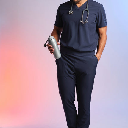 Active Scrub Top "Pete" – Blue