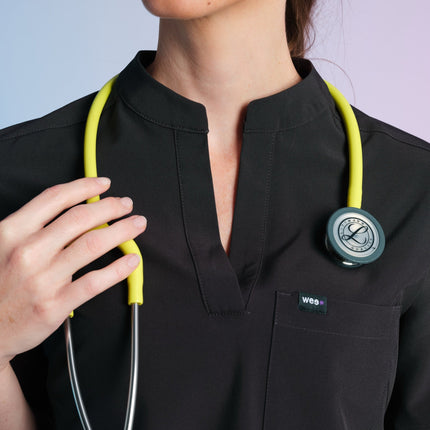 Active Scrub Top "Jackie" – Black