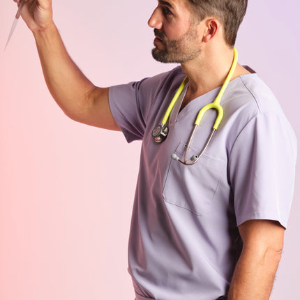 Active Scrub Top "Pete" – Violet