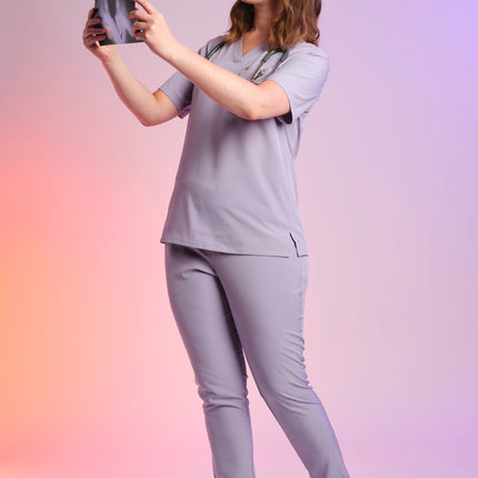 Active Scrub Pants "Tessa" – Violet