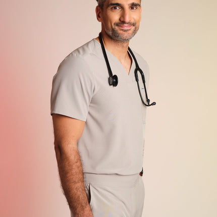 Active Scrub Top "Pete" – Beige