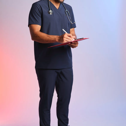 Active Scrub Top "Pete" – Blue