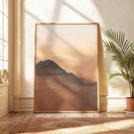 Matterhorn Sunrise Wall Art – Mont Blanc Summit Landscape Prints