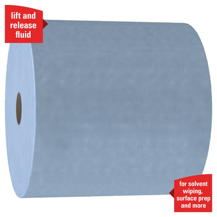 WypAll® X90 PowerClean - Großrolle / Blau - 1 Roll  x 450 Sheets | Karton (1 Rolle)