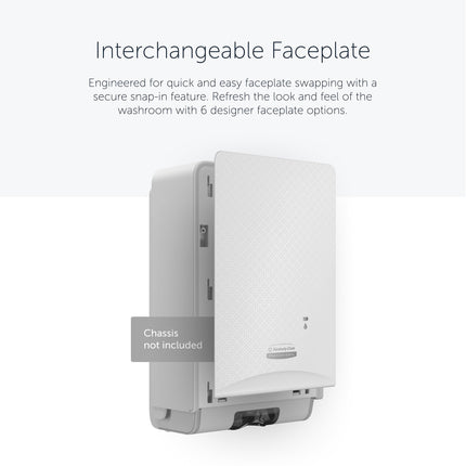 Kimberly-Clark Professional™ Icon™ Dispenser Faceplate - eSkinCare / 20.32 cm x 27.30 cm x 3.81 cm