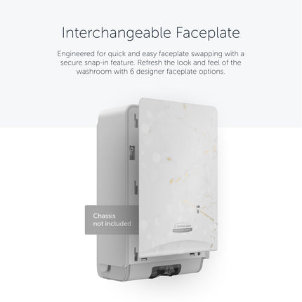 Kimberly-Clark Professional™ Icon™ Dispenser Faceplate - eSkinCare / 20.32 cm x 27.30 cm x 3.81 cm