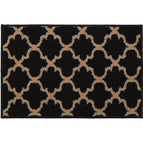 Schwarz Beige / LxB 60x40 cm