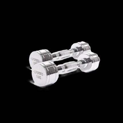Chromhanteln 1x Paar / verschiedne Größen - C.P. SPORTS