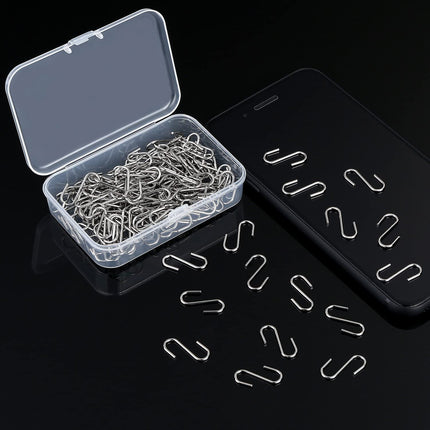 Mini S-Haken / Ballenden - 150 Stück