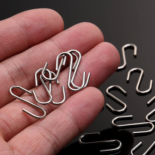 Mini S-Haken / Ballenden - 150 Stück