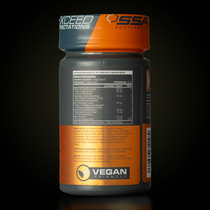 Berberine HCL PRO - SSA Supplements - 90 Veggie Kapseln