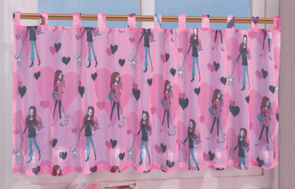 Scheibengardine »GIRL« Trendy 50x155 Pink 61172