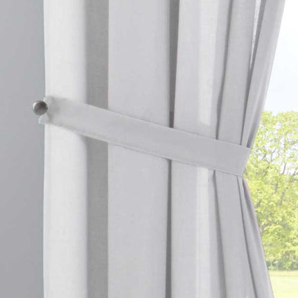 Gardine »Nizza« Baumwoll-Voile Halbvoile Transparent Store mit Gardinenband und Tuneldurchzug 2019031