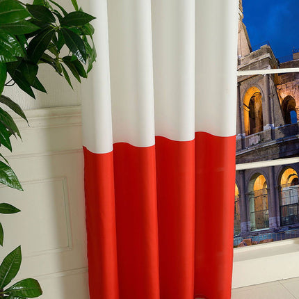 Gardine Vorhang Ösenschal »GLOBAL« Flagge Fußball Fan Flag Banner Landesfarben 20360