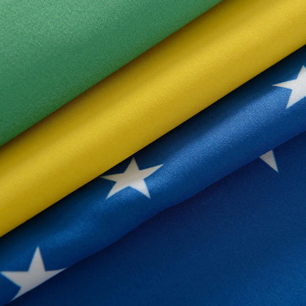 Gardine Vorhang Ösenschal »GLOBAL« Flagge Fußball Fan Flag Banner Landesfarben 20360