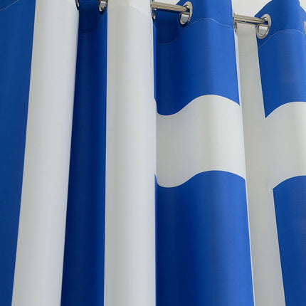 Gardine Vorhang Ösenschal »GLOBAL« Flagge Fußball Fan Flag Banner Landesfarben 20360