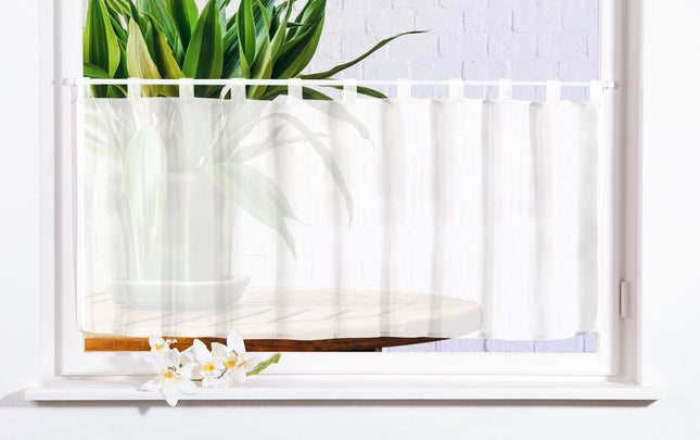 Scheibengardine »UNI« Voile transparent 61070