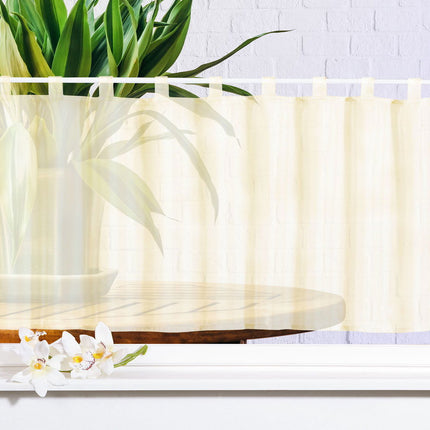 Scheibengardine »UNI« Voile transparent 61070