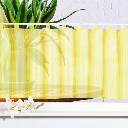 Scheibengardine »UNI« Voile transparent 61070