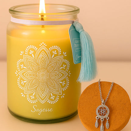 Secret Candle - Die Duftkerze mit Schmuck - Dreamcatcher Edition