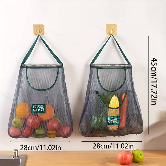 Aufbewahrungstasche aus Mesh für Gemüse & Obst Organizer für´s Wohnmobil