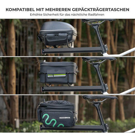 Gepäckträgertasche Wasserfest Schnellspanner Design mit Halterung