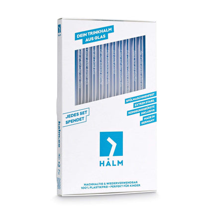 Trinksprüche Party Set 20 Glasstrohhalme  mit 20 Lustige Sprüchen Glastrinkhalme Feier Hochzeit