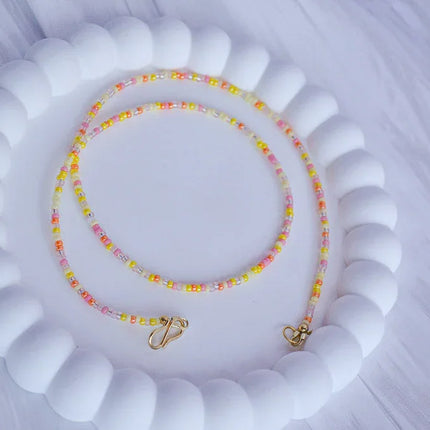Perlenkette Pink Lemonade – Zarte Perlenkette Rosa