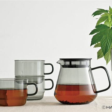 Hario Colors Tee- & Kaffee-Server – 600 ml stilvolle Glas-Karaffe
