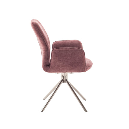 GREYTON 4-Fuß Stuhl mit Armlehnen - 2er Set