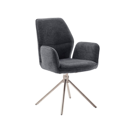 GREYTON 4-Fuß Stuhl mit Armlehnen - 2er Set