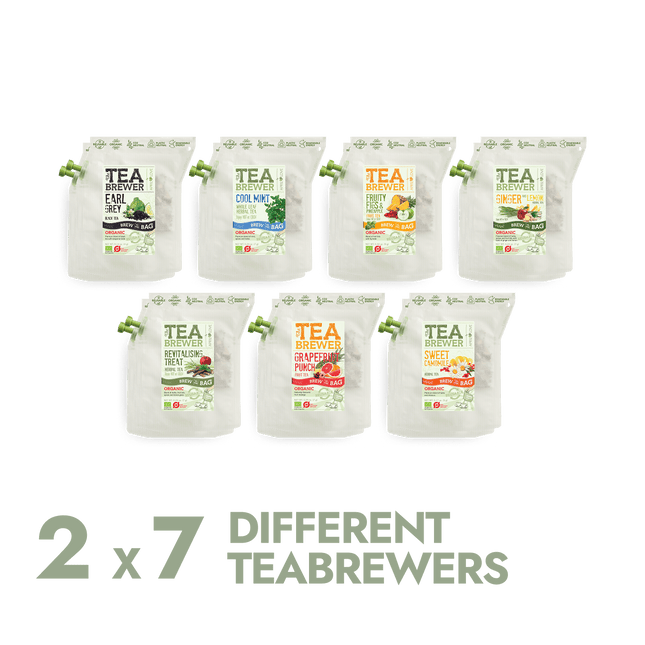Tea Explorer Bundle 1 – Tee Geschenkset & Probierpaket (14 Teabrewers)
