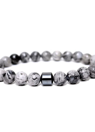 Edelstein-Armband – Natursteinarmbänder für Damen & Herren - B04 Linkreich