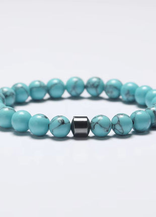 Edelstein-Armband – Natursteinarmbänder für Damen & Herren - B06 Linkreich