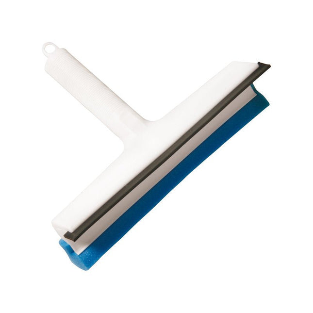 FENSTERREINIGER, 255MM, WEIß M.SPEZIALSCHWAMM U.GUMMILIPPE