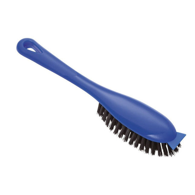 POLSTERBÜRSTE, GRIFF PP BLAU, PP 0,35MM,SCHWARZ,25MM HOCH