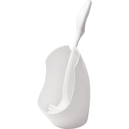 WC-GARNITUR MODERN, MIT RUNDBÜRSTE #6420, WEISS