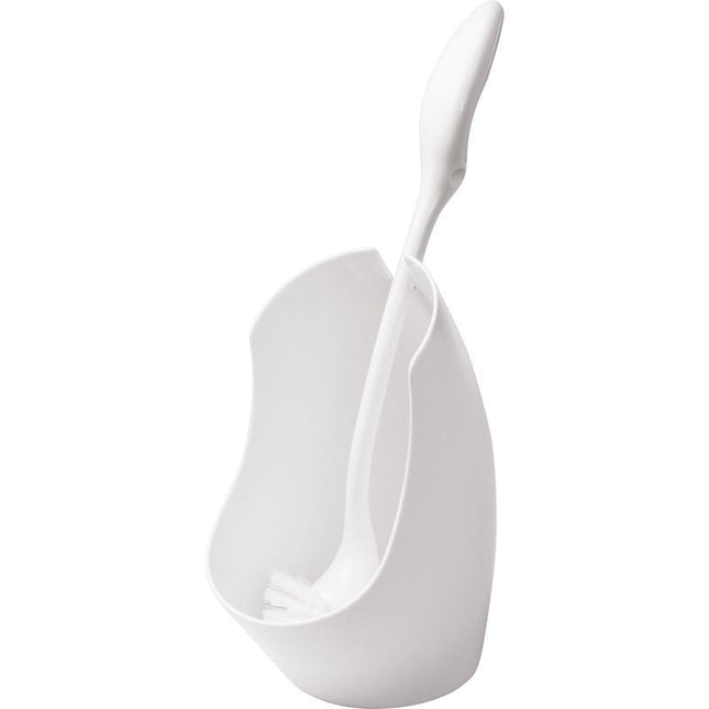 WC-GARNITUR MODERN, MIT RUNDBÜRSTE #6420, WEISS